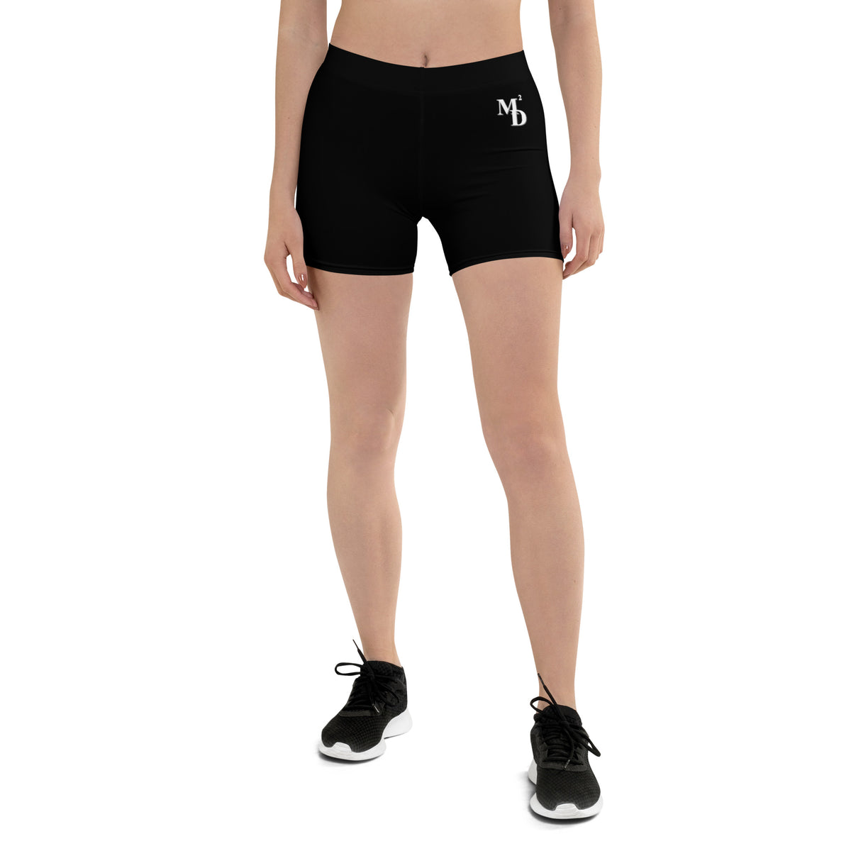 Spandex Shorts, Black M2D - Making Moves Daily 