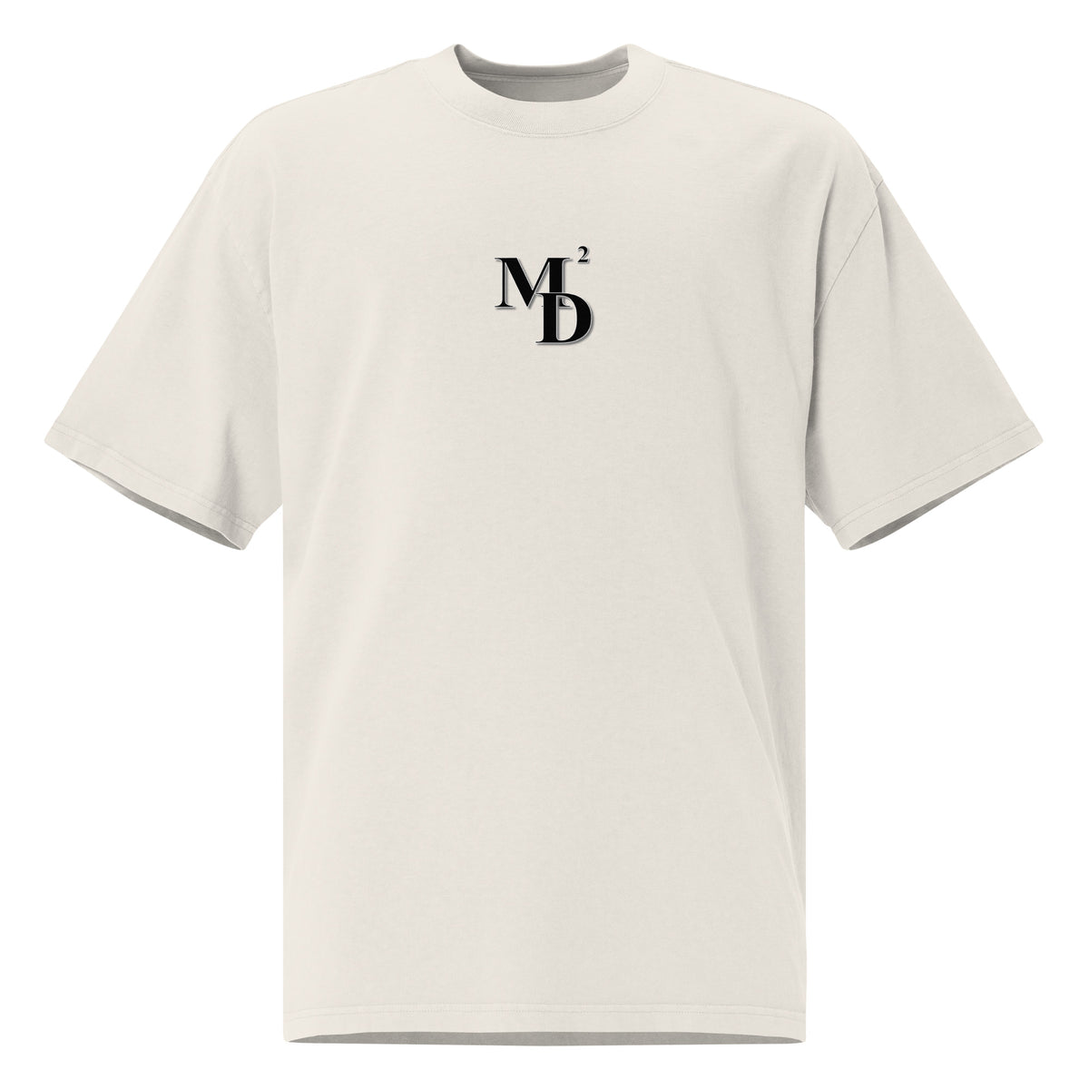 M2D White Oversized faded t-shirt - Making Moves Daily 