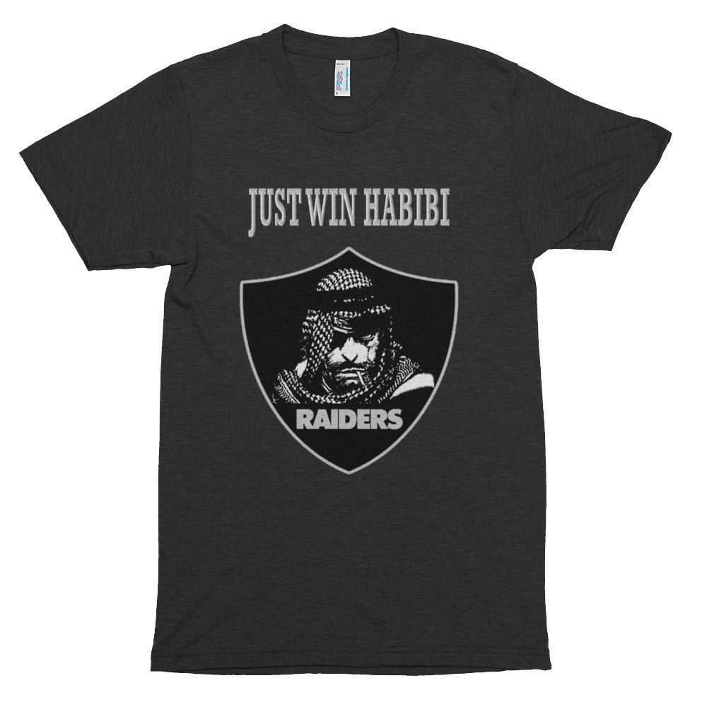 Raider Just Win Habibi Short Sleeve Soft T-shirt - Making Moves Daily 