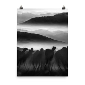Camel & Sand Dunes Poster - Making Moves Daily 