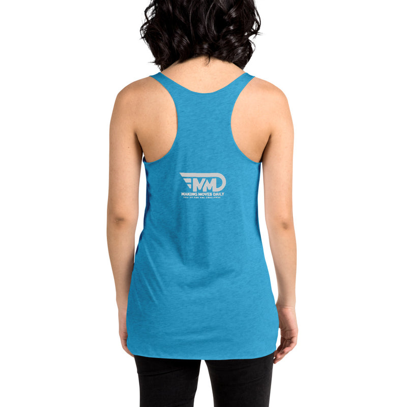Women's Racerback Tank No Pain No Glory - Making Moves Daily 