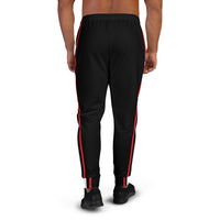MMD Black Jogger with Red and White Stripe - Making Moves Daily 