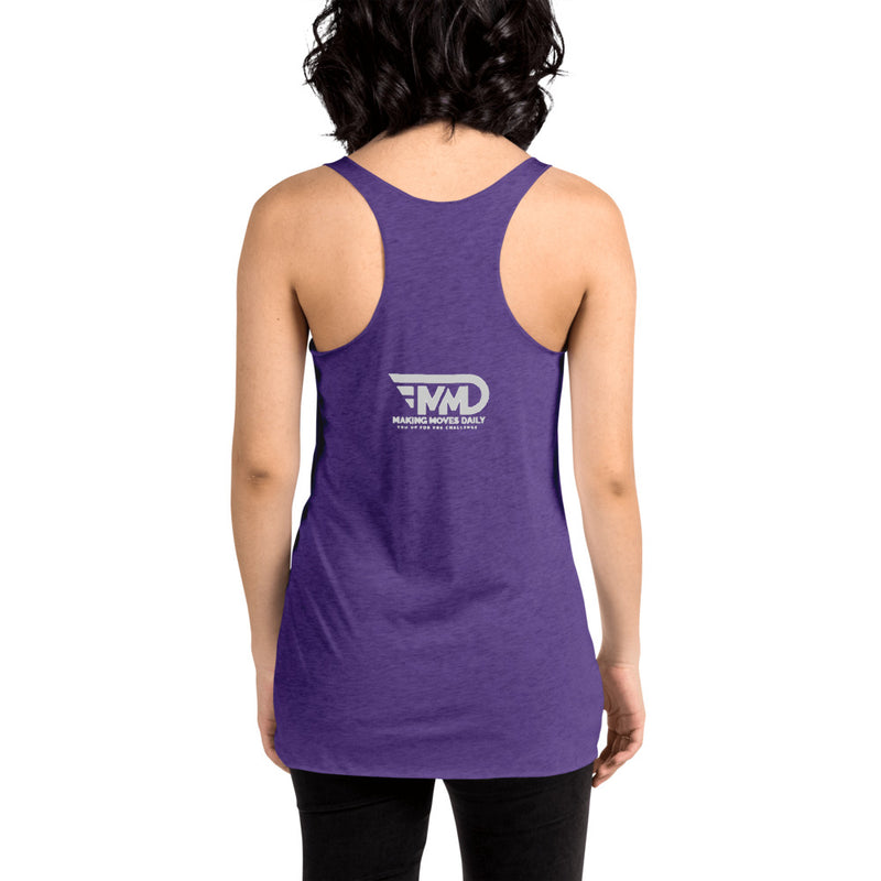 Women's Racerback Tank No Pain No Glory - Making Moves Daily 