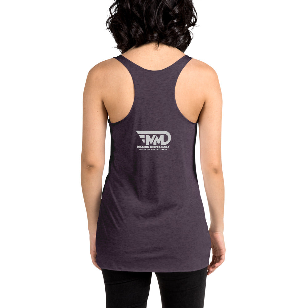 Women's Racerback Tank No Pain No Glory - Making Moves Daily 