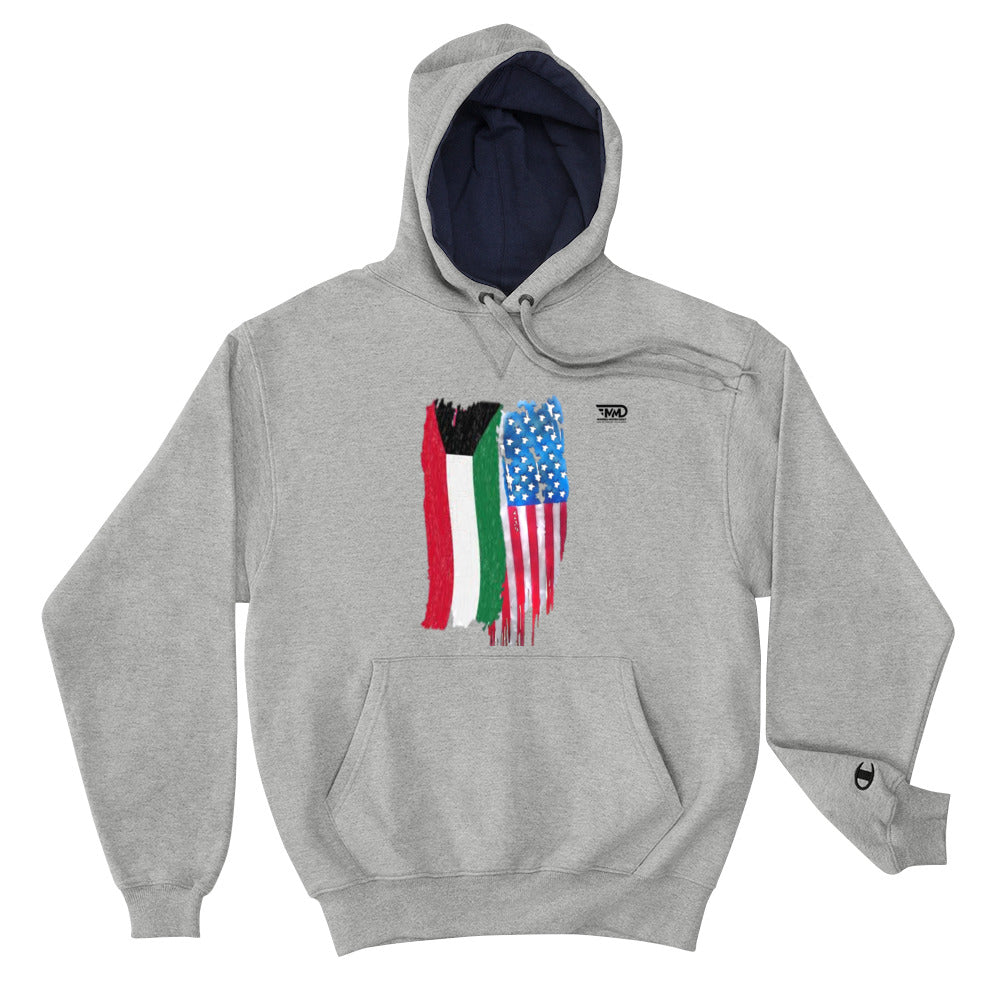 MMD Kuwait and US Champion Hoodie / Grey - Making Moves Daily 
