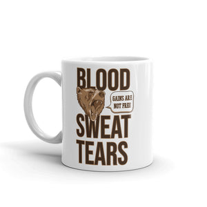 Blood Sweat & Tears Bear Mug - Making Moves Daily 