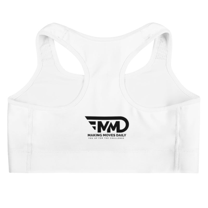 MMD Women Logo Sports bra - Making Moves Daily 