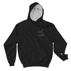 MMD Champion Hoodie Black Logo - Making Moves Daily 