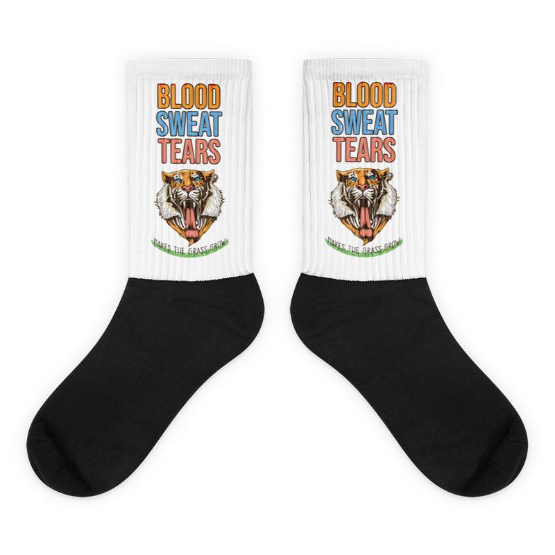 Blood Sweat & Tears Tiger Socks - Making Moves Daily 