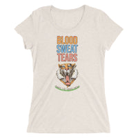Blood Sweat and Tears Tiger Ladie's T-shirt - Making Moves Daily 