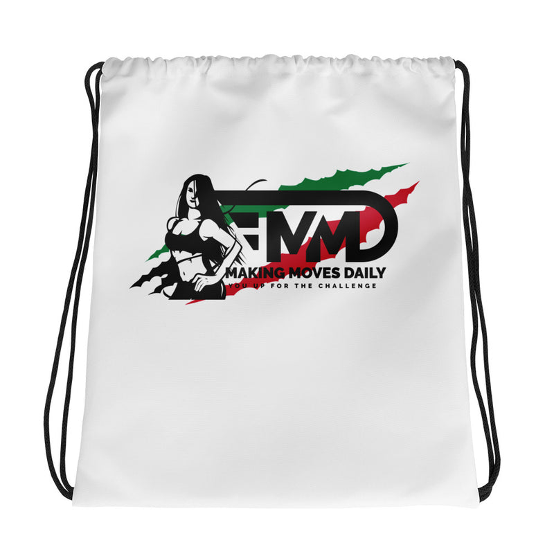 MMD Women Logo Drawstring bag - Making Moves Daily 