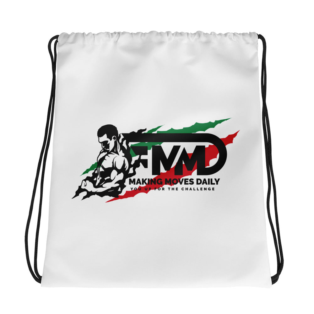 MMD Men Logo Drawstring Bag - Making Moves Daily 