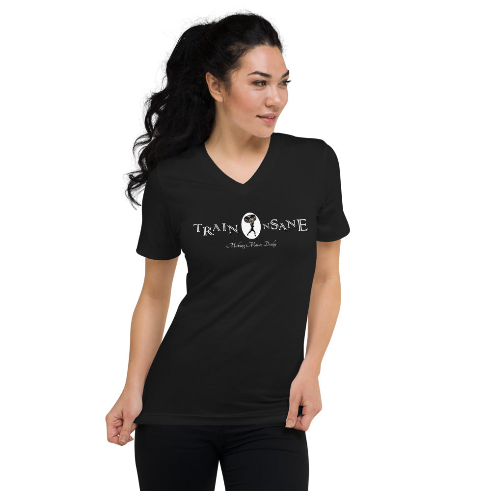 MMD Train Insane Women V-Neck T-Shirt - Making Moves Daily 