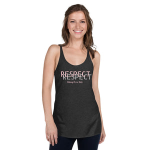 MMD RESPECT Women's Racerback Tank - Making Moves Daily 